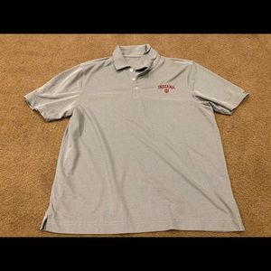 Men’s Large Indiana University IU Athletic Polo